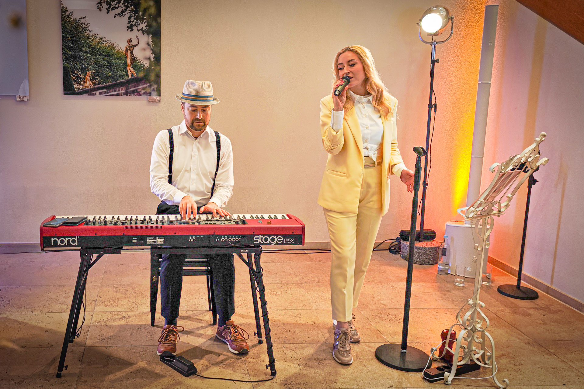 Claudio Lanz & Jenny Strasburger – Pianist mit Sängerin Business Empfang Hannover Claudio Lanz und Jenny Strasburger Pianist mit Saengerin Business Empfang Hannover